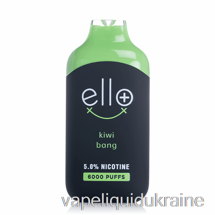 Vape Ukraine BLVK ELLO Plus 6000 Disposable Kiwi Bang Ice